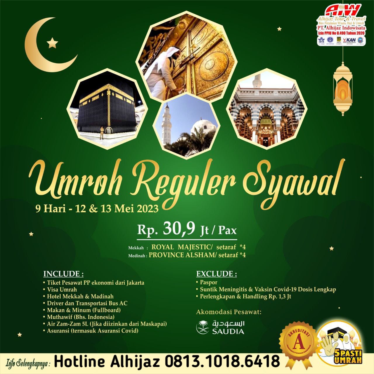 Daftar Umroh Al Hijaz Travel  Jakarta Utara